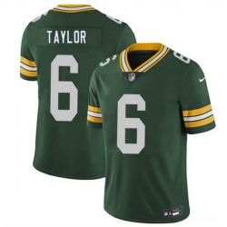 Men Green Bay Packers  6 Tyrod Taylor Green 2026 Vapor Untouchable Limited Stitched Football Jersey