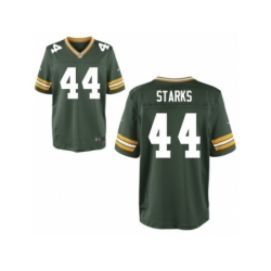 Nike Green Bay Packers 44 James Starks Green Elite NFL Jersey