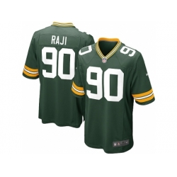 Nike Green Bay Packers 90 B.J. Raji Green Game NFL Jersey