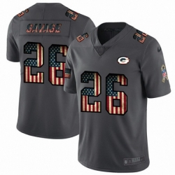 Nike Packers 26 Darnell Savage Jr  2019 Salute To Service USA Flag Fashion Limited Jersey