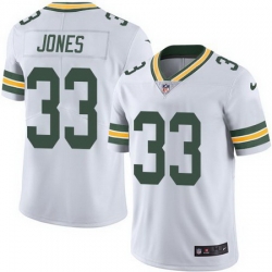 Nike Packers 33 Aaron Jones White Vapor Untouchable Limited Jersey