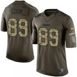 Nike Packers #89 Jared Cook Green Mens Stitched NFL Limited Salute To Service Jersey