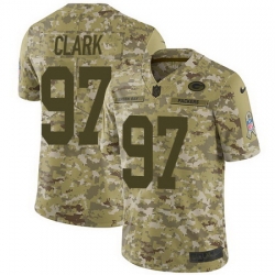 Nike Packers #97 Kenny Clark Camo Mens Stitched NFL Limited 2018 Salute To Service Jersey