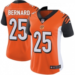 Womens Nike Cincinnati Bengals 25 Giovani Bernard Vapor Untouchable Limited Orange Alternate NFL Jersey