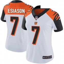 Womens Nike Cincinnati Bengals 7 Boomer Esiason Elite White NFL Jersey