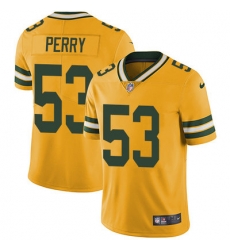 Nike Packers #53 Nick Perry Yellow Youth Stitched NFL Limited Rush Jersey