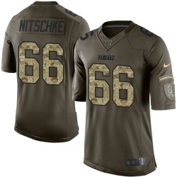 Nike Packers #66 Ray Nitschke Green Youth Stitched NFL Limited Salute to Service Jersey