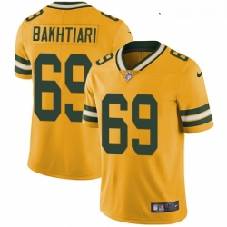 Youth Nike Green Bay Packers 69 David Bakhtiari Limited Gold Rush Vapor Untouchable NFL Jersey