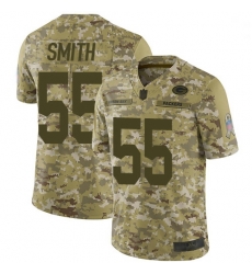 Youth Packers 55 Za 27Darius Smith Camo Stitched Football Limited 2018 Salute to Service Jersey