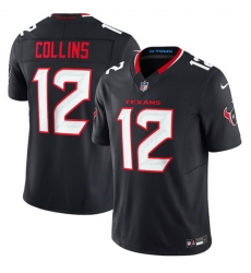 Men Houston Texans 12 Nico Collins Navy 2nd Alternate 2026 F U S E Vapor Limited Stitched Football Jersey Men Houston Texans 12 Nico Collins Navy 2nd Alternate 2026 F U S E Vapor Limited Stitched Football Jersey