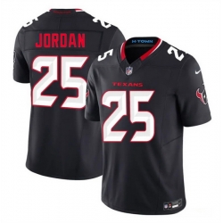 Men Houston Texans  25 Jawhar Jordan Navy 2nd Alternate 2026 F U S E  Vapor Limited Stitched Football Jersey
