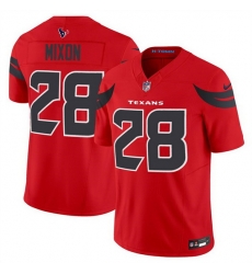 Men Houston Texans 28 Joe Mixon Red 2024 Alternate F U S E Limited Stitched Jersey