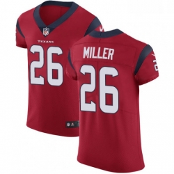 Men Nike Houston Texans 26 Lamar Miller Red Alternate Vapor Untouchable Elite Player NFL Jersey