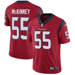 Men Nike Texans #55 Benardrick McKinney Red Alternate Stitched NFL Vapor Untouchable Limited Jersey