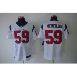 Nike Houston Texans 59 Whitney Mercilus White Elite NFL Jersey