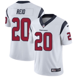 Nike Texans #20 Justin Reid White Mens Stitched NFL Vapor Untouchable Limited Jersey