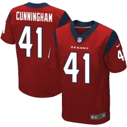 Nike Texans #41 Zach Cunningham Red Alternate Mens Stitched NFL Elite Jersey