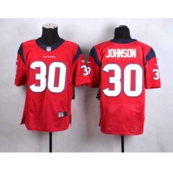 nike nfl jerseys houston texans 30 johnson red[Elite]