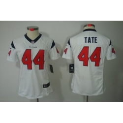 Nike Women Houston Texans #44 Tate White Color[NIKE LIMITED Jersey]