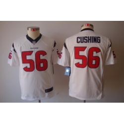 Youth Houston Texans #56 Cushing White Color Limited Jerseys