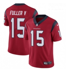 Youth Nike Houston Texans 15 Will Fuller V Elite Red Alternate NFL Jersey