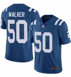Colts 50 Anthony Walker Royal Blue Team Color Men Stitched Football Vapor Untouchable Limited Jersey