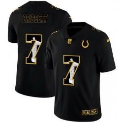 Indianapolis Colts 7 Jacoby Brissett Men Nike Carbon Black Vapor Cristo Redentor Limited NFL Jersey