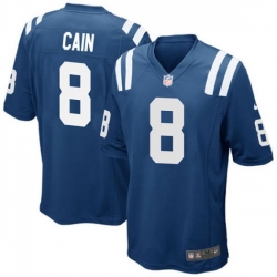 Men Nike Deon Cain Indianapolis Colts Game Royal Blue Team Color Jersey