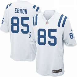 Men Nike Indianapolis Colts 85 Eric Ebron Game White NFL Jersey