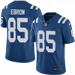 Men Nike Indianapolis Colts 85 Eric Ebron Royal Blue Team Color Vapor Untouchable Limited Player NFL Jersey