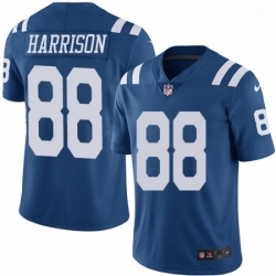 Men Nike Indianapolis Colts 88 Marvin Harrison Limited Royal Blue Rush Vapor Untouchable NFL Jersey