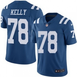 Nike Colts #78 Ryan Kelly Royal Blue Mens Stitched NFL Limited Rush Jersey