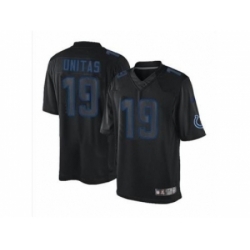 Nike Indianapolis Colts 19 Johnny Unitas black Limited Impact NFL Jersey