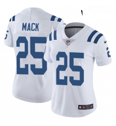 Womens Nike Indianapolis Colts 25 Marlon Mack Elite White NFL Jersey