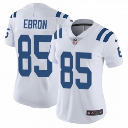 Womens Nike Indianapolis Colts 85 Eric Ebron White Vapor Untouchable Limited Player NFL Jersey