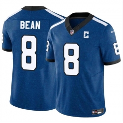 Youth Indianapolis Colts 8 Jason Bean Blue 2024 F U S E Throwback Vapor Untouchable Limited Stitched Football Jersey