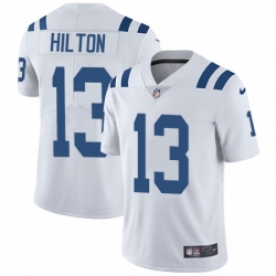 Youth Nike Indianapolis Colts 13 TY Hilton White Vapor Untouchable Limited Player NFL Jersey