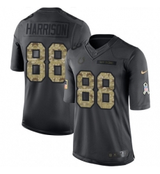 Youth Nike Indianapolis Colts 88 Marvin Harrison Limited Black 2016 Salute to Service NFL Jersey