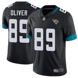 Jaguars 89 Josh Oliver Black Team Color Men Stitched Football Vapor Untouchable Limited Jersey