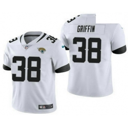 Men Jacksonville Jaguars 38 Shaquill Griffin White 2021 Vapor Untouchable Stitched NFL Nike Limited Jersey