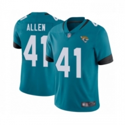 Men Jacksonville Jaguars 41 Josh Allen Teal Green Alternate Vapor Untouchable Limited Player Football Jersey