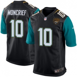 Men Nike Donte Moncrief Jacksonville Jaguars Game Black Alternate Jersey