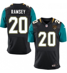 Men Nike Jacksonville Jaguars 20 Jalen Ramsey Black Alternate Vapor Untouchable Elite Player NFL Jersey