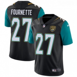 Men Nike Jacksonville Jaguars 27 Leonard Fournette Black Alternate Vapor Untouchable Limited Player NFL Jersey