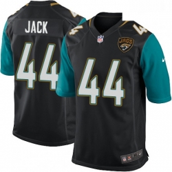 Men Nike Jacksonville Jaguars 44 Myles Jack Game Black Alternate NFL Jersey