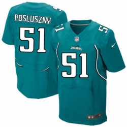 Men Nike Jacksonville Jaguars 51 Paul Posluszny Teal Green Team Color Vapor Untouchable Elite Player NFL Jersey