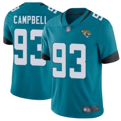 Men Nike Jacksonville Jaguars 93 Calais Campbell Teal Green Alternate Vapor Untouchable Limited Player NFL Jersey