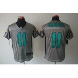 Nike Jacksonville Jaguars 11 Blaine Gabbert Grey Elite Shadow NFL Jersey