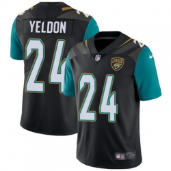 Nike Jaguars #24 T J Yeldon Black Alternate Mens Stitched NFL Vapor Untouchable Limited Jersey