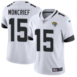 Nike Limited Men Donte Moncrief White Road Jersey NFL #15 Jacksonville Jaguars Vapor Untouchable